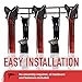 Racor - PS-3R - Ski and Pole Rack - Holds 3 Ski Pairs - Wall Mounted
