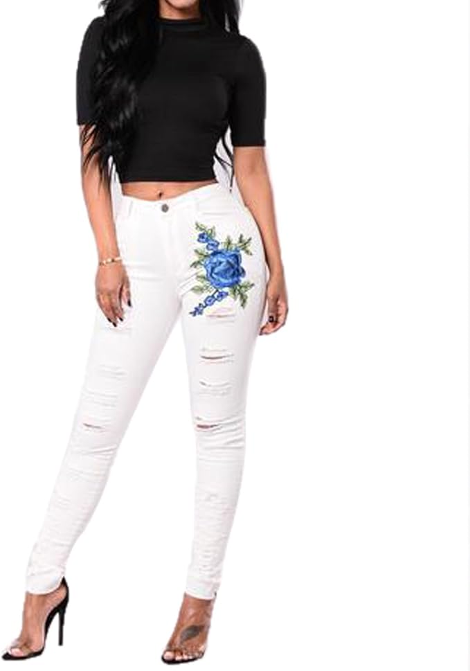 embroidered jeans amazon