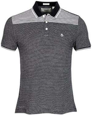 Black Stripe Polo Shirt 6073-010 Black