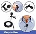 DaVoice Mini Microphone for iPhone Cell Phone Mic Tiny Microphone for iPhone 7 7 Plus 8 8 Plus X iPad Lavalier Lapel Cellphone Microfono for Video Vlog YouTube Smartphone Samsung Android Microphones