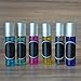 6 Pack Firefly Craft Glass Roller Bottle with Chalkboard Labels, 10 ml each