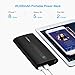 Aibocn Power Bank 20000mAh Portable External Charger with Flashlight for Apple Phone iPad Samsung Galaxy Smartphones Tablet and More, Black