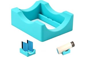 1 pcs Small Silicone Cup Cradle for Crafting,Tumbler Holder with Built-in Slot and Felt Edge Squeegee, Use to Apply Decals fo