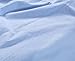 Colourful Snail 100-Percent Natural Washed Cotton Duvet Cover Set, Ultra Soft and Easy Care, Zipper Closure, Corner Ties, Simple Bedding Style, Queen/Full, Blue (Comforter Not Included)
