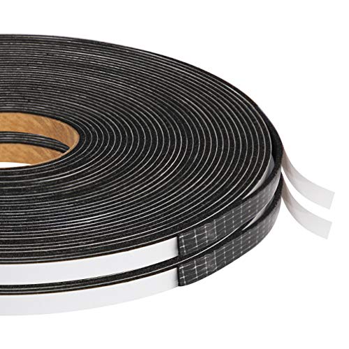 fowong Foam Tape Weather Stripping,1/4 Inch Wide X 1/16 Inch Thick