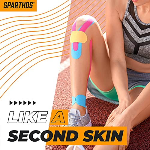 Sparthos Kinesiology Tape Incredible Support for Pro Athletic Sports