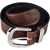 Atitlan Leather Men's Leather Money Belt with Interchangeable Buckle