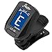 Rowin Clip-On Tuner for Guitar Bass Ukulele Chromatic Violin Included Battery Black