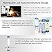 Hydrogen Alkaline Water Bottle with Tea Tumbler Infuser Double Wall Tea Bottle Glass Hydrogen Alkaline Water Maker Machine Make Hydrogen Content Up to 800-1200 PPB and PH of 7.5-9.0