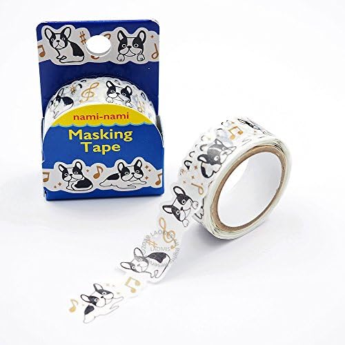Pine Book Japanese Washi Paper Die-Cut Tape / French Bulldog [ TM00776 ]