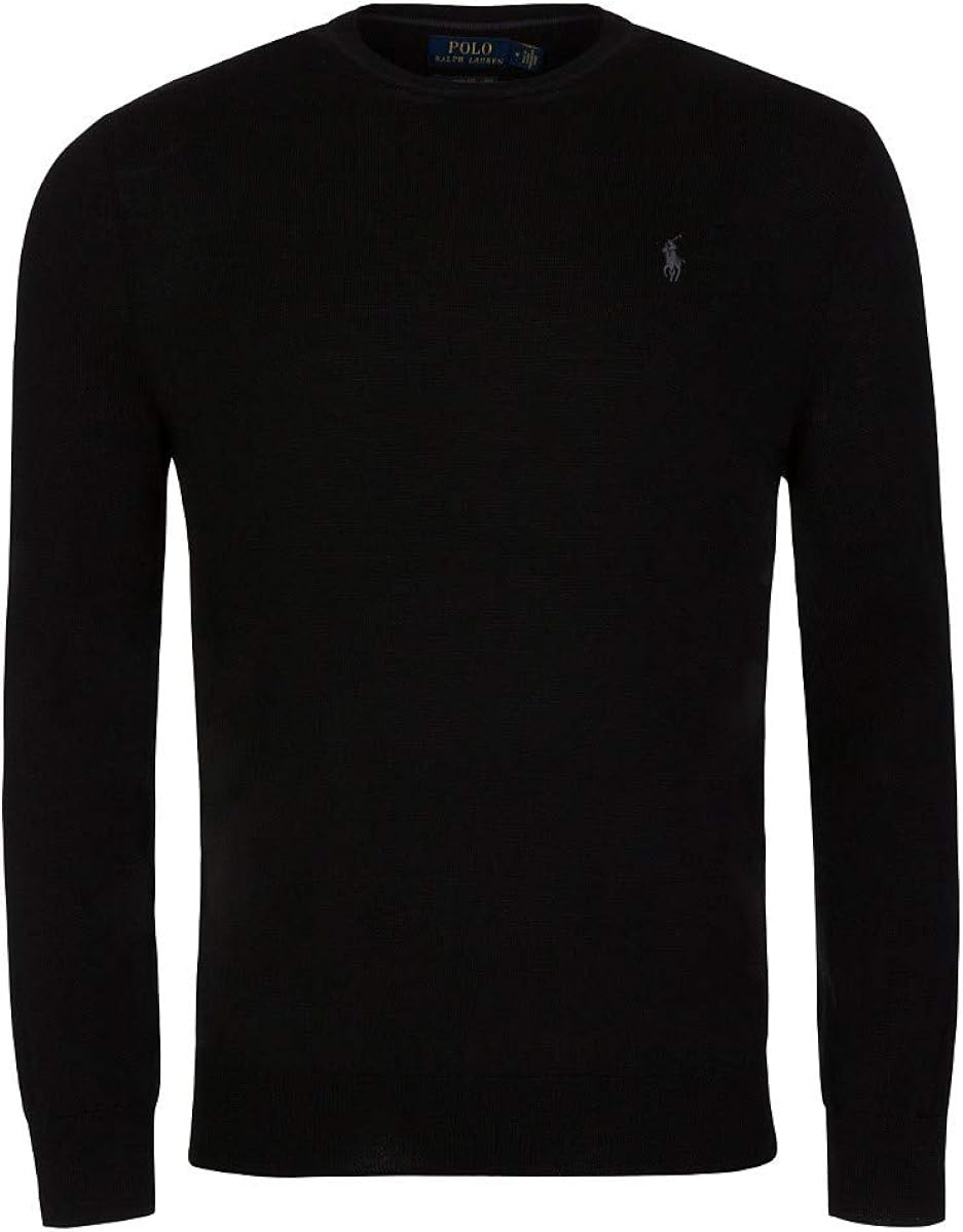 Ralph Lauren Men's Pima Cotton Crew Neck Jumper: Amazon.co.uk: Clothing