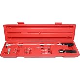 DPTOOL Carburetor Adjustment Wrench Tool | 14 Inches Long 90 Degree Bevel Screwdriver Portable Multi-Purpose Screwdriver For Moto Snowmobile, Phillips &amp; Slotted Bits