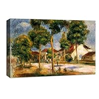 Canvas Wall Art Landscape at Beautiful by Pierre-Auguste Renoir Canvas Prints Home Artwork Decoration for Living Room,Bedroom - 12x18 inches