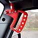 ICARS Red Front Aluminum Grab Handles for 2007-2018 JK JKU Jeep Wrangler Rubicon Sahara Sport Unlimited Accessories (Pair)
