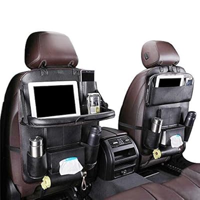Foldable Car Back Seat Organizer with Table Tray and Kuwait Ubuy