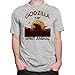 Godzilla Is My Spirit Animal Mens Tee Graphic T-shirt White,Grey Casual S-3XL