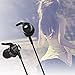 OUCOMI In-Ear Wired Headphones with Remote and Mic Earphones for Iphone, Samsung,Android,(Black)