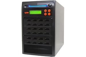 Systor 1:23 SD/microSD Card Duplicator - 2GB/Min - Standalone Multiple Flash Memory Copier & Eraser/Sanitizer, Speeds Up to 3