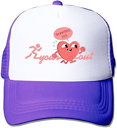 KEIFOLLP Love Heart The Run On Running Mesh Designer Cap Snapback Hat Fitted