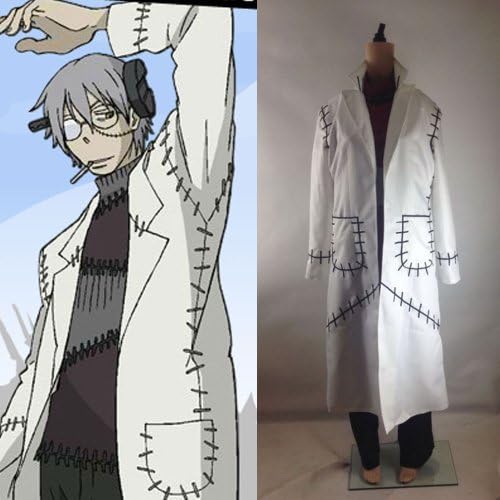 Soul Eater Franken Stein Doctor Cosplay Costume-made By Jamcos