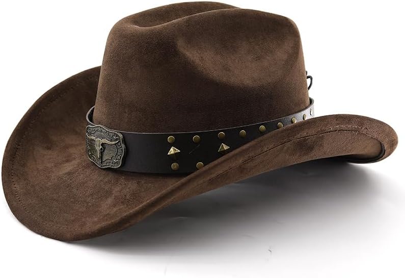 Outback Trading Co. Unisex Rawhide Cowboy Hat Brown Size Medium Outback Trading Men main image 3