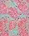 Lina & Lily Flamingo Print Women's Lightweight Long Scarf (Turquoise)
