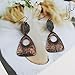 Coolcoco Fashion Metal Vintage Earrings Set with Dangle Pendant for Women Lady Girls Prime (9 pieces/set)