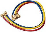 Yellow Jacket 22983 45 Degree SealRight Fitting, 36", Red/Yellow/Blue (Pack of 3)