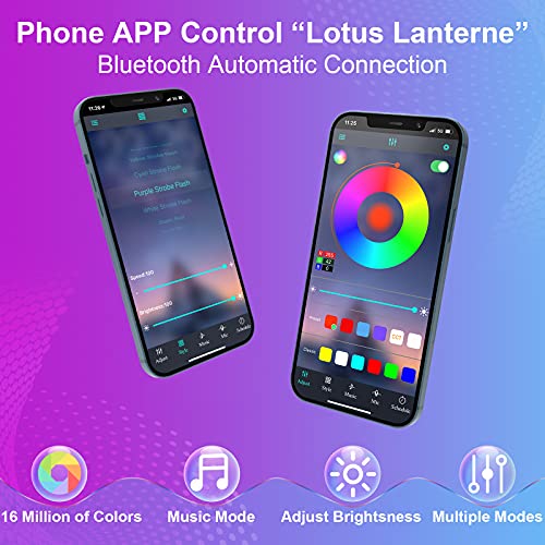 Ustellar 20ft Smart RGB LED Strip Lights, Color Changing LED Lights