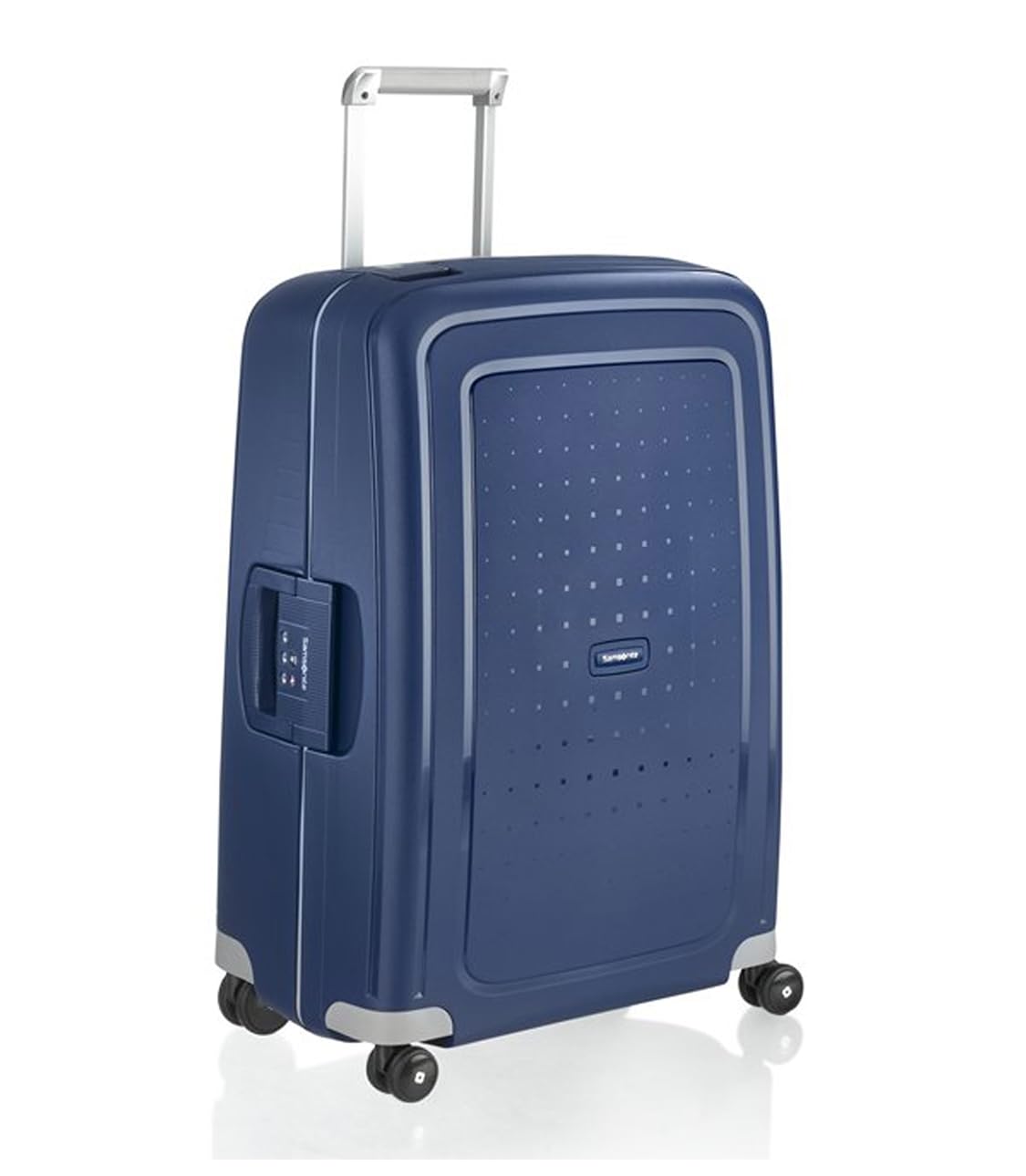 Samsonite S'Cure - Spinner L Suitcase, L 75 cm, 102 L, Blue (Dark Blue)