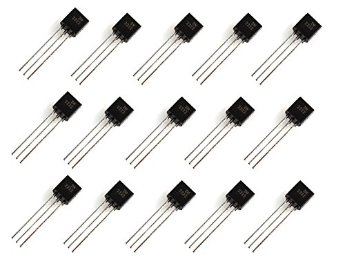 XLX 250pcs 3 Pins NPN 75V 600mA T0-92 Power Transistor