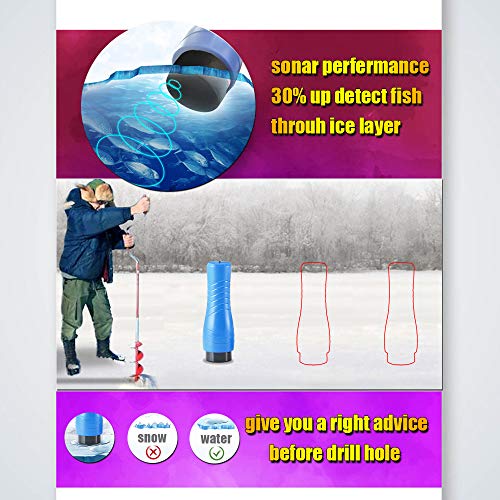 Lucky Portable Fish Finder Détecteur De Poissons Dispositif Portatif Détecteur De Profondeur Pour Bateau Kayak Canoë Ponton Jon Bateau Jet Ski Flotteur Tubes Sondeur Pour La Pêche Sur Glace Surf Pêche