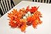 Forever Flowers Fall Leaves Garland Decoration (10 Strands) | Each Vine 6.5ft of Beautiful Autumn Colored Leaves for Indoor/Outdoor Fall Decor