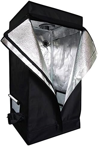 Oshion 24"x 24"x 48" Indoor Mylar Hydroponics Grow Tent Room