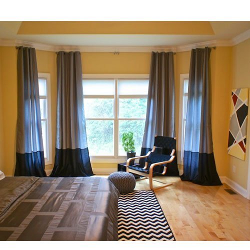 Wallniture Stainless Steel Curtain Drape Wire Rod Stainless Steel Chrome 16.5 Feet 24 Hanging Clips
