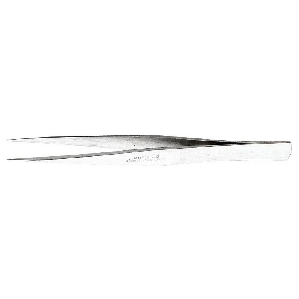 FACOM 140.AA Tweezers, Tips, O.Tooth Length 125 mm, Pack of 1