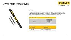 STANLEY 66-344 4 Way Pen Screwdriver