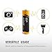 Silicon Power AA Household Alkaline Batteries 40 Count, Bulk-Packaging