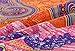 HNNSI 4 Pieces Bohemia Ethnic Bedding Sets Queen Size, Brushed Cotton Boho Duvet Cover Set with Fitted Sheet, Super Comfy Comforter Cover Sets,No Comforter(Fitted Sheet Set, Queen)