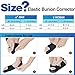 Adjustable Bunion Corrector and Bunion Relief Toe Straightener 24h Day Night Wear in Shoes Protector Sleeves Socks Hallux Valgus for Woman and Man (Large)