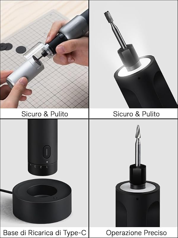 Utensile Multifunzione Rotativo Senza Fili, 5 Velocità 5000-25000 RPM
