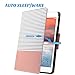 ULAK iPad Air Case, Multi-Angle Rotating Stand Protective Case Cover for Apple iPad Air (2013 Release) with Automatic Wake/Sleep Function (Rose Gold/Black Stripe)