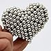 JUFANGFIN 5MM 216 Pieces Magnetic Ball Moldability Magnetic Toy Stereo Thinking Training Tool Office Toy Decompression Tool(White)