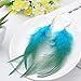 Lureme® Bohemian Style Feathers with Small Feather Tassel Dangle Earrings for Women and Girls (02004736)