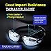 SPOLLK Swim Goggles Swimming Goggles Anti Fog Water Goggles Eye Protect for Swimming Adult Youth Men Women,Pack of 2 Goggles Black White