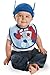 Disguise Costumes Drool Over Me Transformers Optimus Prime Infant Bib and Hat Accessory, Blue/Red, 0-6 Months