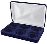 Guardhouse Blue Velvet Coin Display/Gift Box for