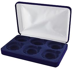 Guardhouse Blue Velvet Coin Display/Gift Box for