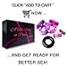 VIARDEJI® Vibrating Cock Ring Sex Toys – 2 Penis Rings w. Clit Stimulator & 1 Cock Ring for Better Stronger Erection