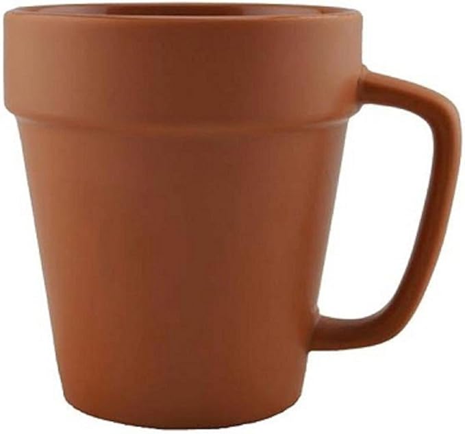 Terracotta Flower/Plant Pot Decorative Tea Cup/Coffee Mug